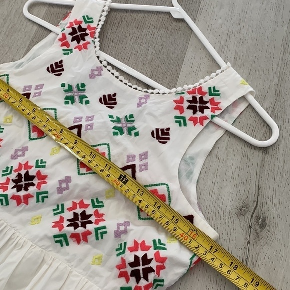 Anthropologie Embroidered Mini‎ Dress, XS cut out back - Picture 14 of 16